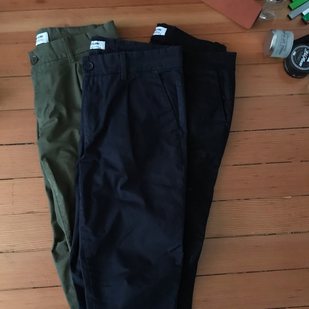 Lots of 3 chinos asos